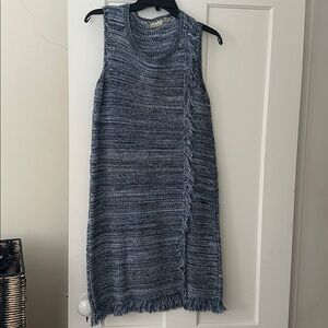 HOLDING HORSES Textured Blue Dress - Anthropologie